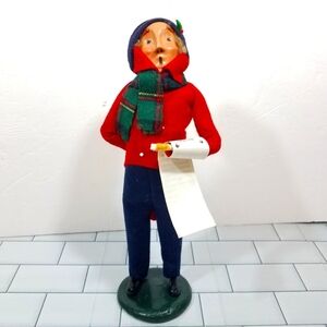 Byers Choice 1986 Caroler with Joyeux Noel